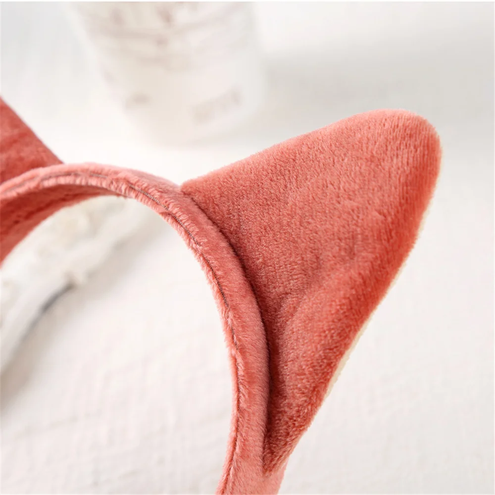 Новый мультфильм Лиса уши плюшевые повязка на голову для детей выступлений сцене