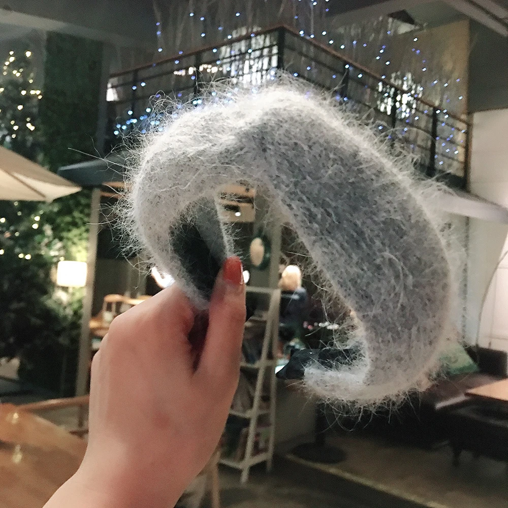 

New Winter Knitted Headband Women Warm Handmade Hairband Girls Fashion Solid Turban Center Knot Casual Hair Accessories