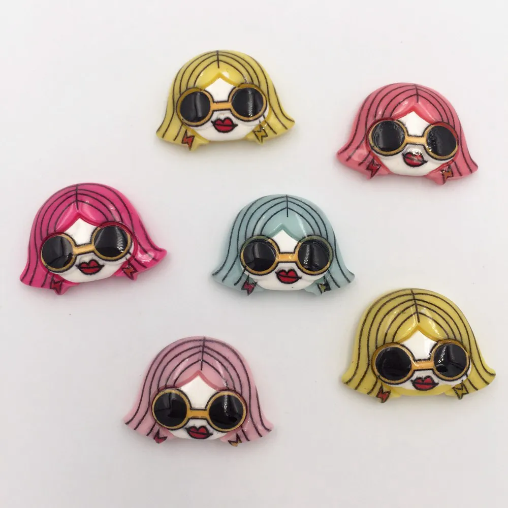 Новинка милая маленькая девочка из смолы 16 шт. украшения для дома аксессуары SF606 |