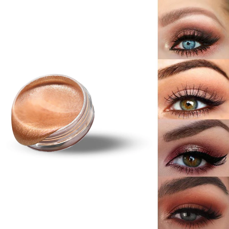 7 цветов двухконцевые жидкие тени для век блестящие одиночные водостойкие макияж