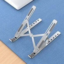 Portable Laptop Stand Aluminium Foldable Macbook Pro Support Adjustable Notebook Holder Tablet Base For PC Computer Accessories