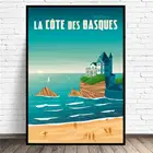 Biarritz Путешествие Холст Картина настенные картины печать на холсте домашний Декор настенный плакат для декора для Гостиная