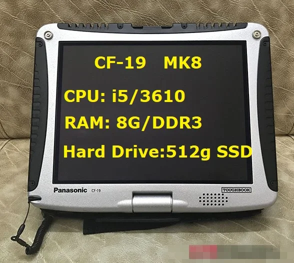 Б/у Panasonic Полностью прочный Toughbook Cf-19 планшет CF19 компьютер MK5 MK6 MK7 MK8 Intel Core i5 4 ГБ/8 ГБ Ram Windows 10 или Win 7 - Цвет: Оранжевый