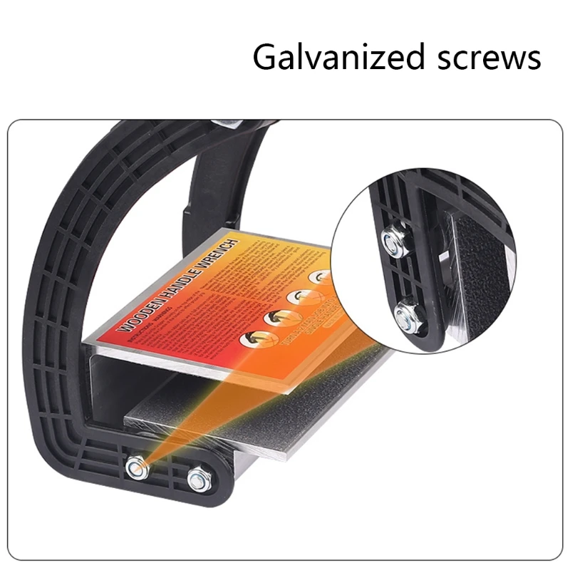 

Wooden Handle Wrench Plywood Sheetrock Panel Carrier Heavy Duty Metal Furniture Gripper Sheet Goods Handle