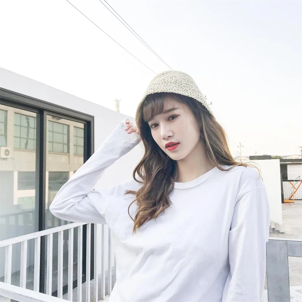 Шляпа женская Соломенная Складная большая пляжная Панама от солнца сетчатая для