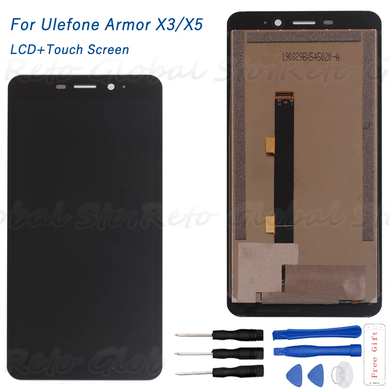 5 &quotоригинал для Ulefone Armor X3 ЖК дисплей сенсорный экран дигитайзер Замена X5