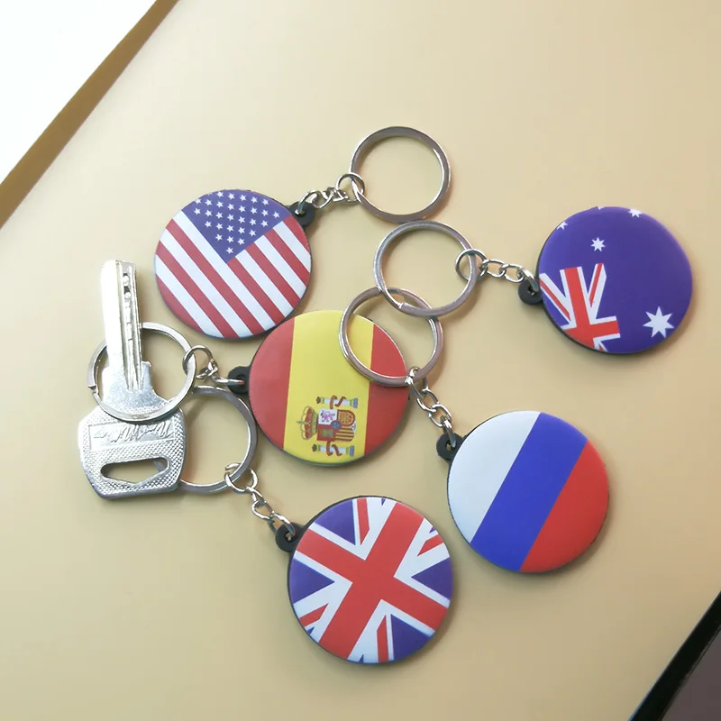 1 шт. брелок для ключей с УФ-печатью российским флагом безделушки подарок на день