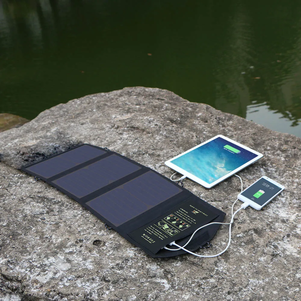 Портативная уличная солнечная панель ALL POWER S 5 в 21 Вт Складная Водонепроницаемая