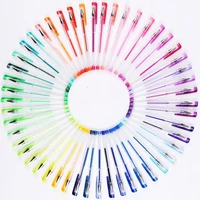 colors gel pen set 48 color with metallic glitter sketch drawing fineliner pens neon ballpoint rollerball pastel marker school