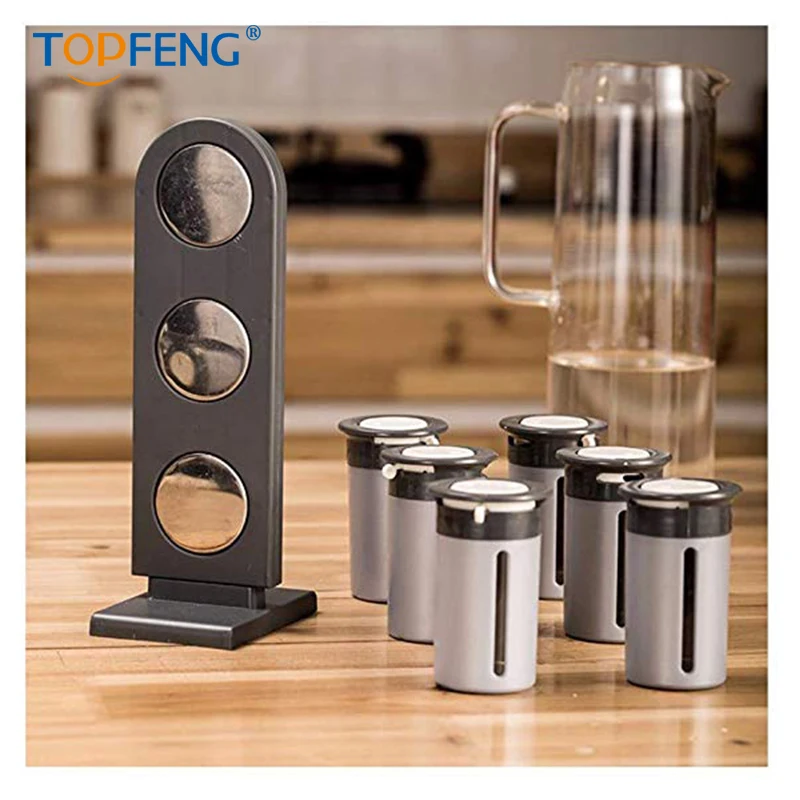 Складной шейкер для специй Topfeng банки приправ аксессуары соли кухонная стойка