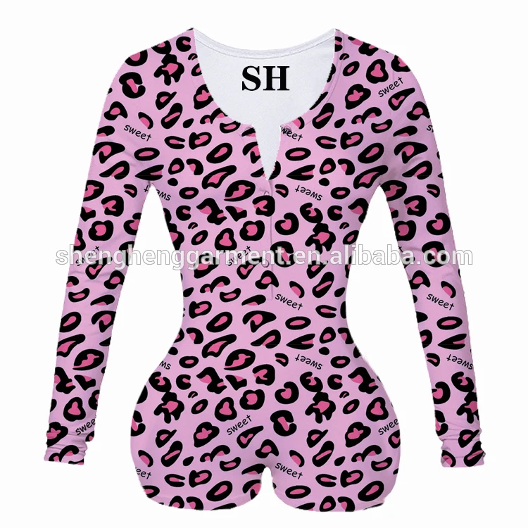 

Hirigin Sexy Jumpsuits Women Sleepwear V-Neck Print Elegant Bodycon Short Nightwear Summer Spring HOT S-2XL Plus size