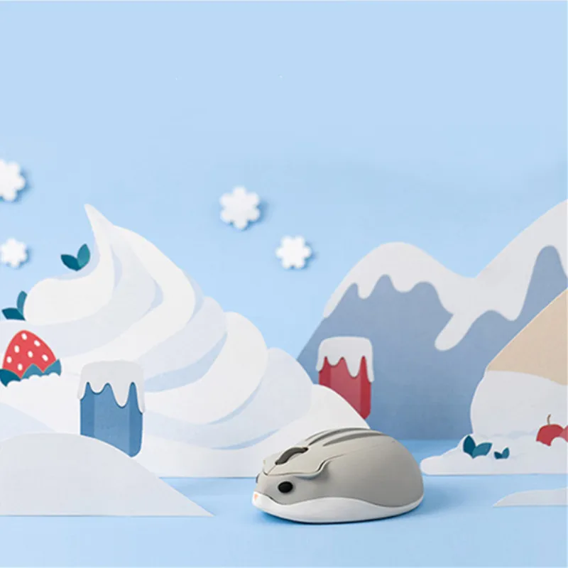 Оригинальный AKKO хомяк Форма 2 4 ГГц Беспроводная мышь 4000 dpi USB 0 Милая игровая с