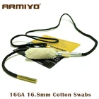 Ватные палочки Armiyo 16GA 16 калибр 16,8 мм для отверстия пистолета щетка для чистки бочонка аксессуары для чистки охоты резьба 516 