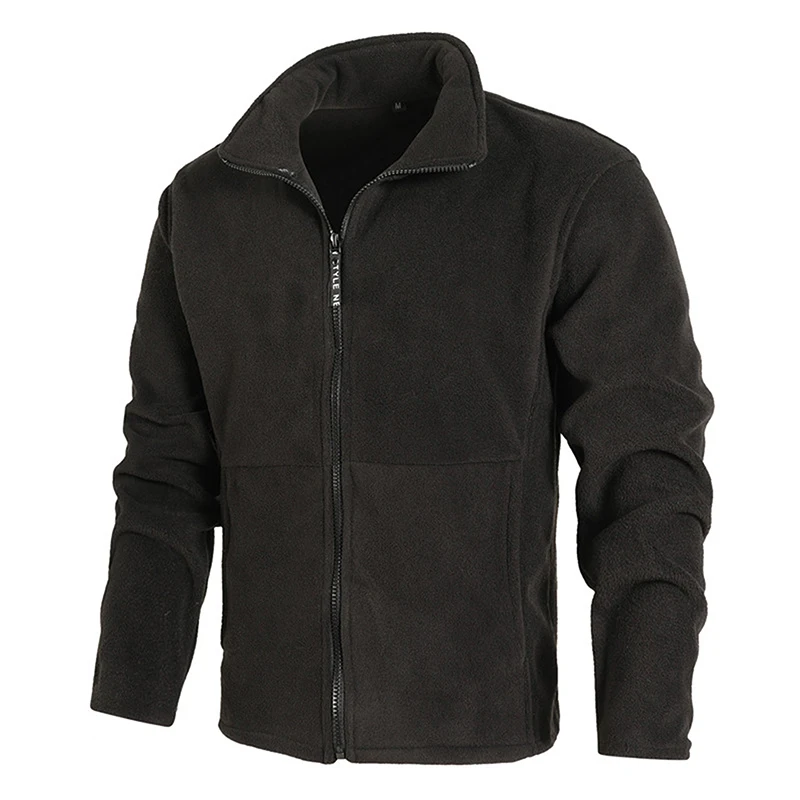

Куртка мужская флисовая, весенняя, размера плюс, M-3XL