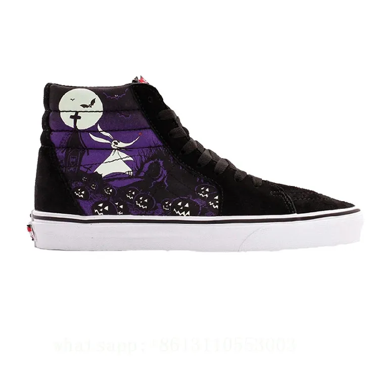 Мужские классические Слипоны Vans X Disneys обувь Oogie Boogie/Кошмар перед Рождеством v45 |