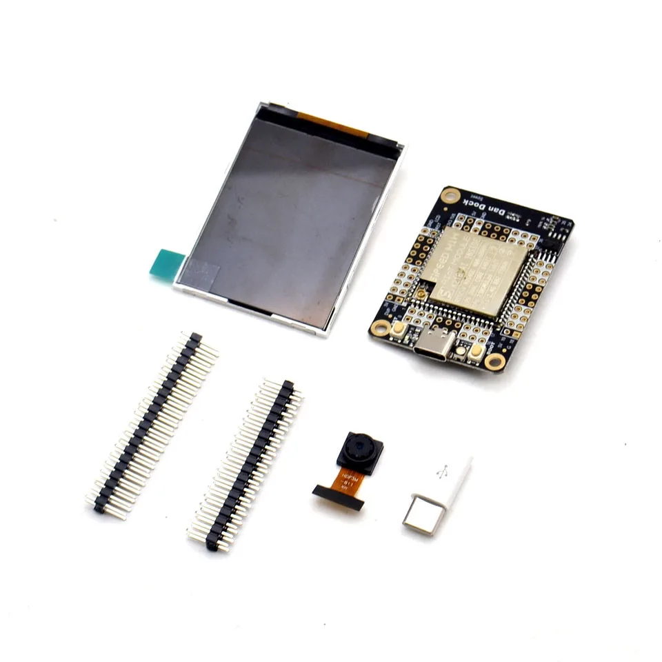 M1W dock kit Sipeed M1 W Dock макетная плата с wifi+ 2,4 дюймов 320*240 ЖК-экран+ OV2640 комплект для камеры - Цвет: M1W dock kit