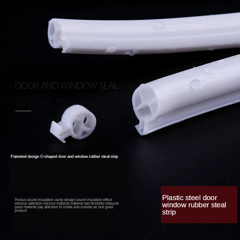 

5M OX 10 Weather Strip Window Door Seals Tubular Bulb Barb Silicone Rubber Low Temperature Gasket Sealing Strip 5mm 8mm x 11mm
