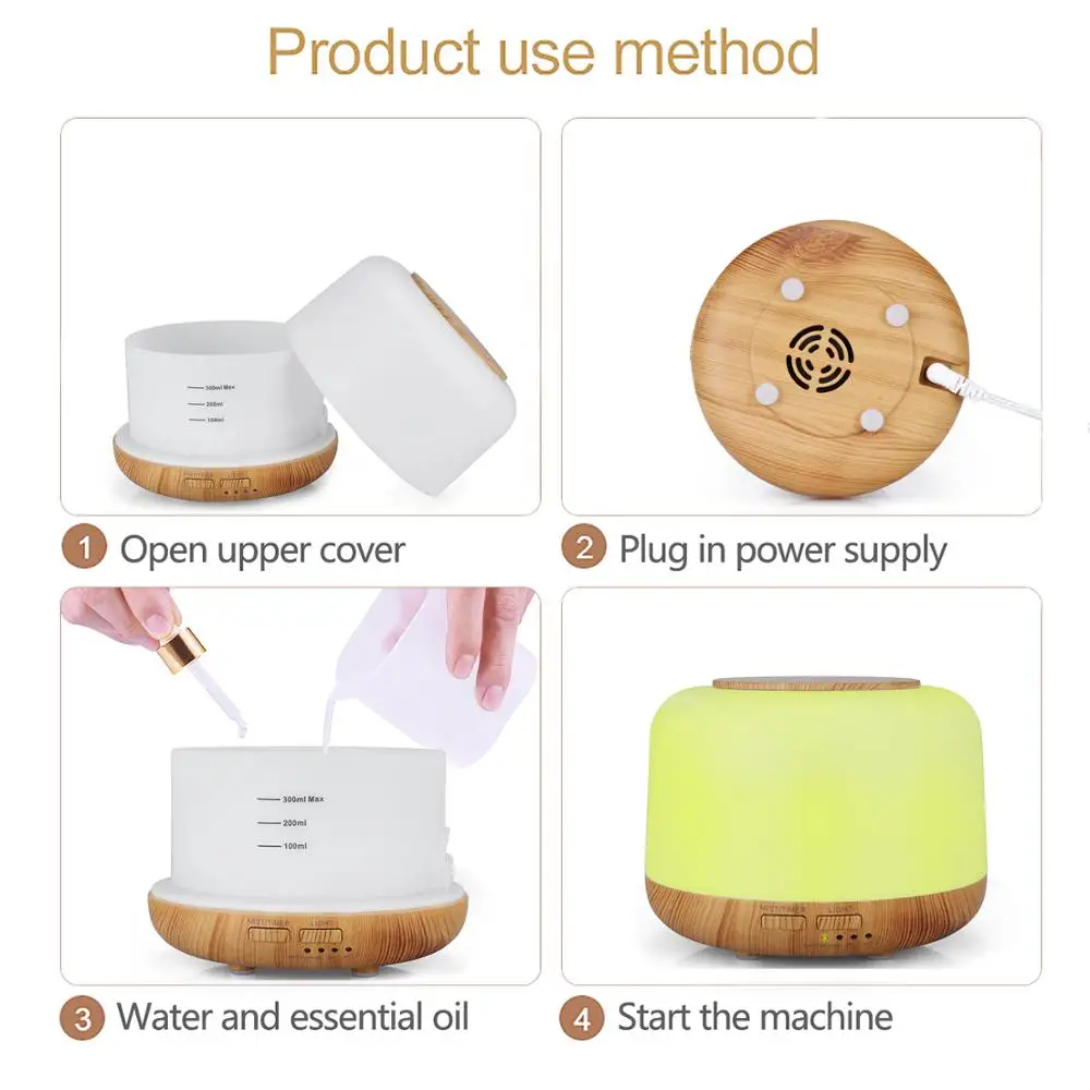 Ультразвуковой прибор для эфирных масел диффузор Настольный увлажнитель