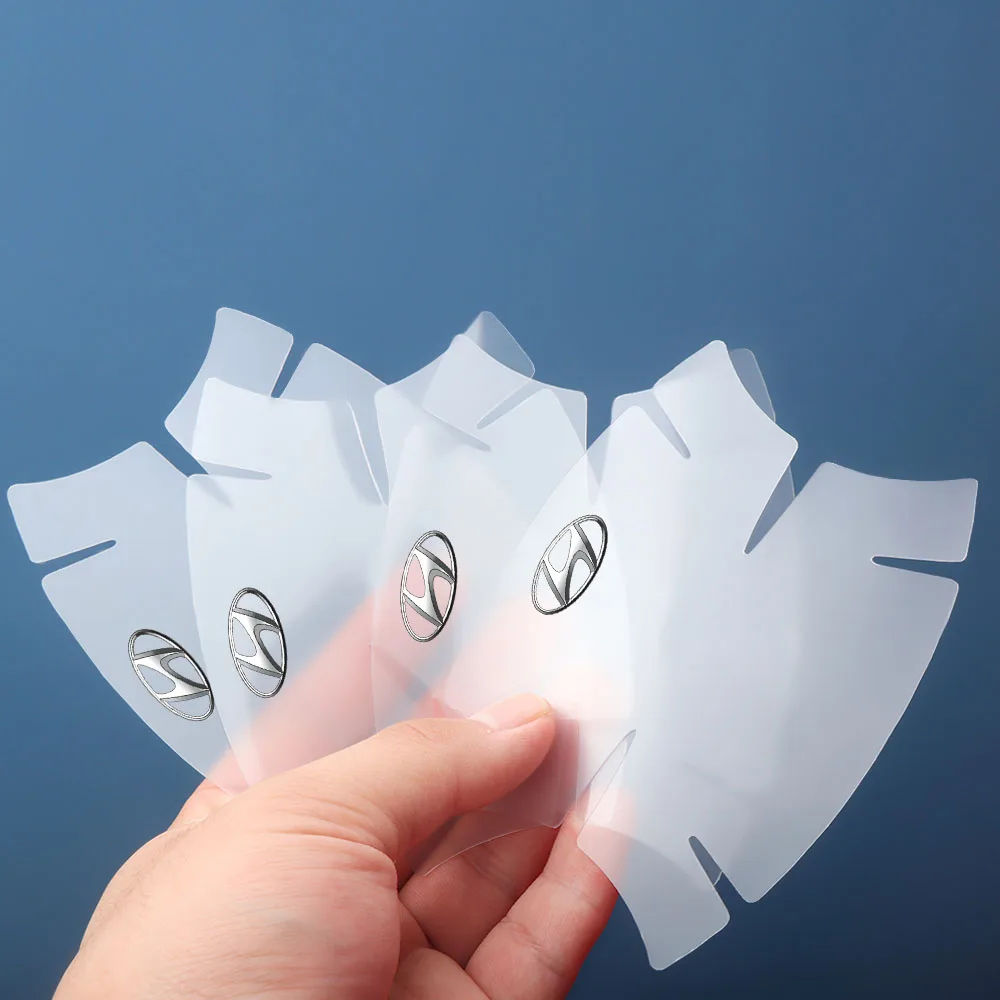 8 или 4 шт. прозрачных наклеек на дверную ручку автомобиля защитные наклейки s для