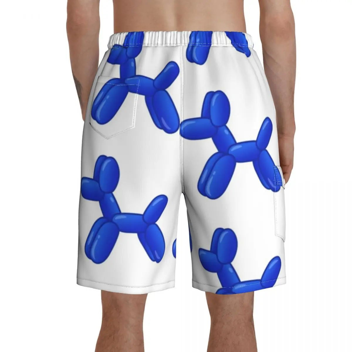 

Balloon Board Shorts Men Beach Swimming Trunks Polyester Funny Swim Trunks