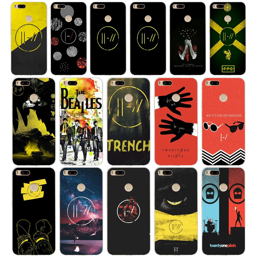 40AA HyrCase Twenty One Pilots 21 подарок Мягкий Силиконовый ТПУ чехол для телефона Xiaomi Redmi Mi A1 A2