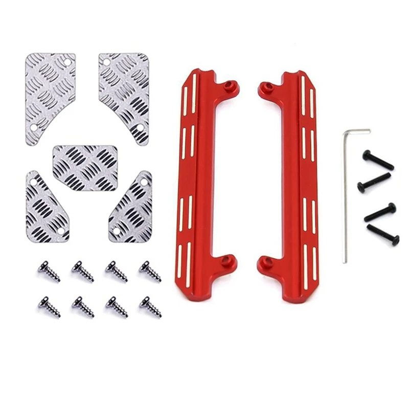 

Металлические Боковые Слайдеры для педалей, обновленные аксессуары с декоративными листами спереди и сзади, нескользящая пластина, обновл...