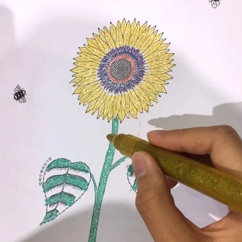 5 шт./компл. блестящие Волшебные маркеры яркий блестящий цвет металлический