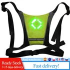 Жилет велосипедный беспроводной, со светодиодной подсветкой и указателсветодиодный поворота