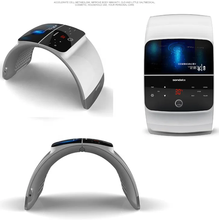 Новый профессиональный Фотон PDT Led светильник маска для лица машина 7 цветов