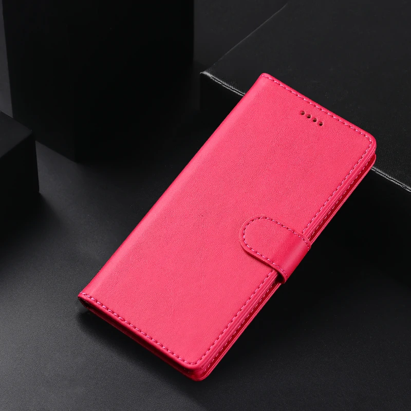 Rose Red Чехол для Xiaomi Redmi Note 8 Pro, роскошный Винтажный чехол с магнитной застежкой и подставкой, кожаный чехол для телефона s для Xiomi Redmi Note 8 Pro - Цвет: Rose Red