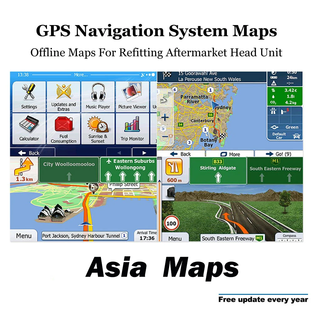 Офлайн карта Wince Android приложение APK азиатские страны Китай Южная Корея Япония Лаос