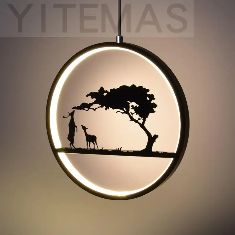 Современный подвесной светильник со светодиодным шнуром Скандинавская