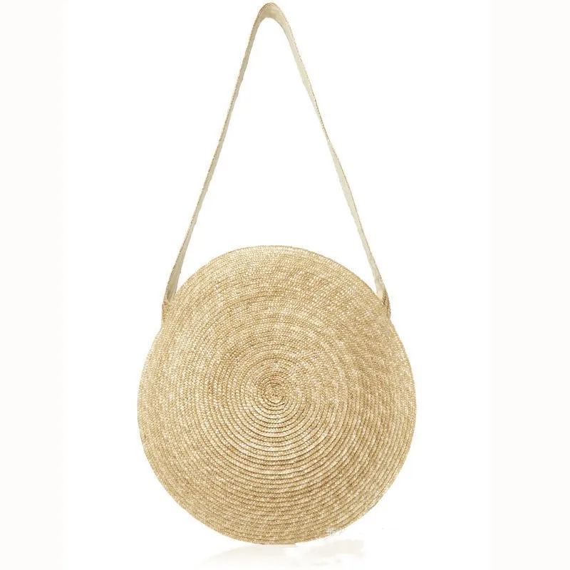 Новинка 2018 летняя круглая соломенная сумка ручной работы Женская круговая