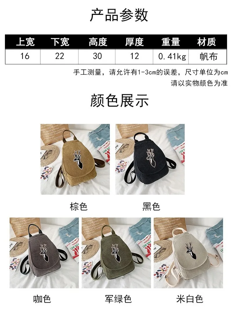 2020 креативные модели Дикая мода большой емкости корейский кампус ветер