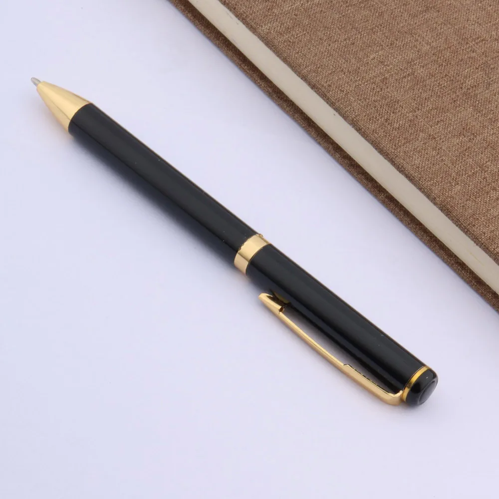 Высококачественная брендовая черная Золотая шариковая ручка 801 зажим для стрел