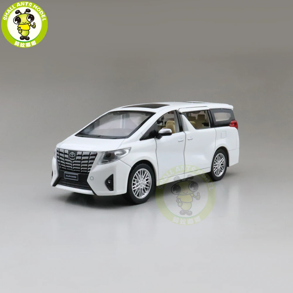 

Модель автомобиля Alphard, модель микроавтобуса MPV, детская, для мальчиков и девочек, 1/29