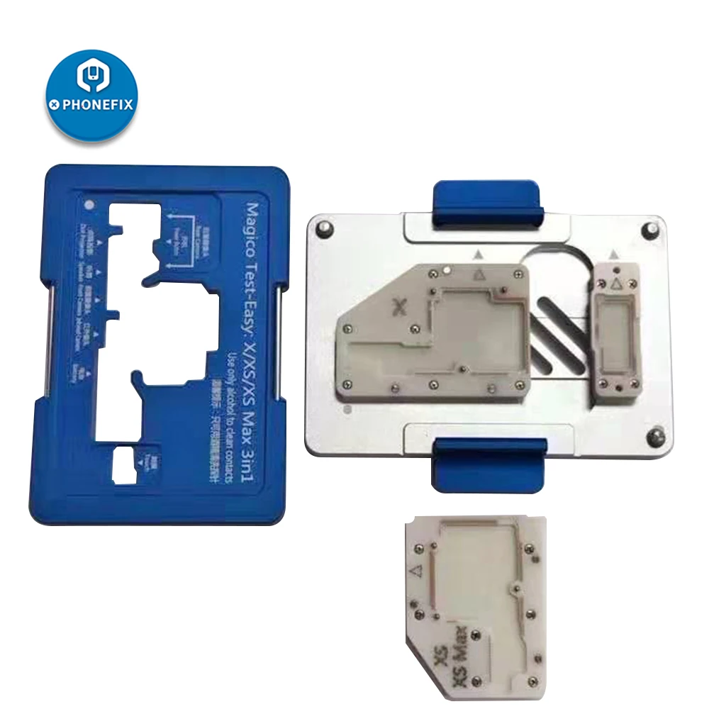 

Phone PCB Test Fixture 3 IN 1 Magico Test Jig For IPhone X XS MAX Motherboard Upper Lower Layers Soldering Teardown Repair