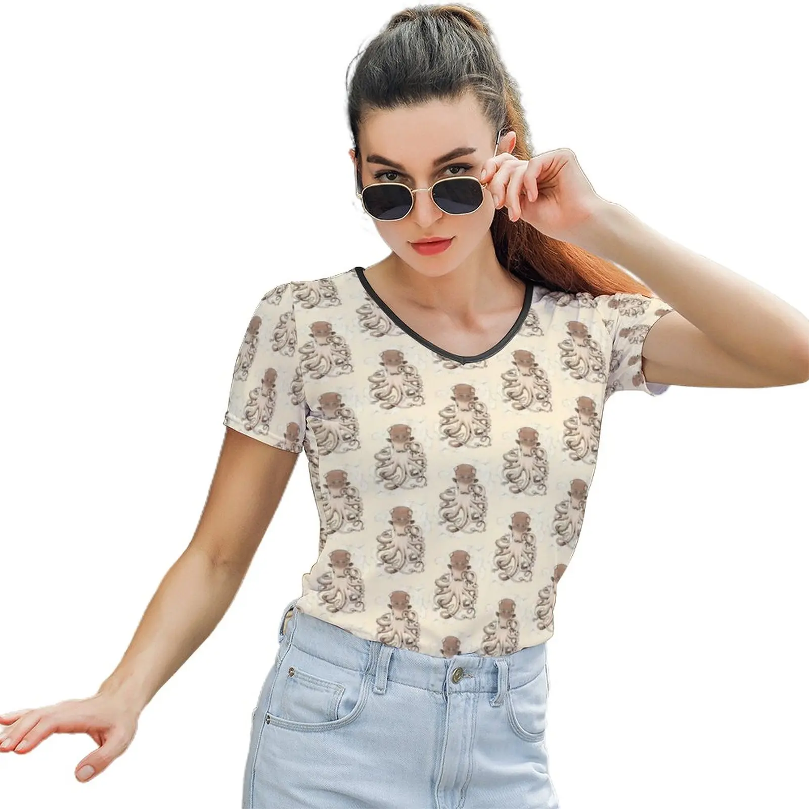 

Gothic T-Shirt Simple Casual T Shirt O Neck Womens Graphic Short Sleeve Polyester Tee Shirt