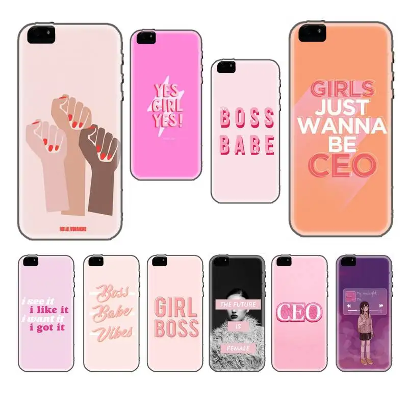 Роскошный брендовый чехол для девочек с надписью boss чехлы carcasa аксессуары etui capas