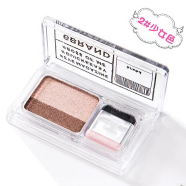 Матовые мерцающие тени для век 1 шт. 2 цвета в Корейском стиле косметика палитра