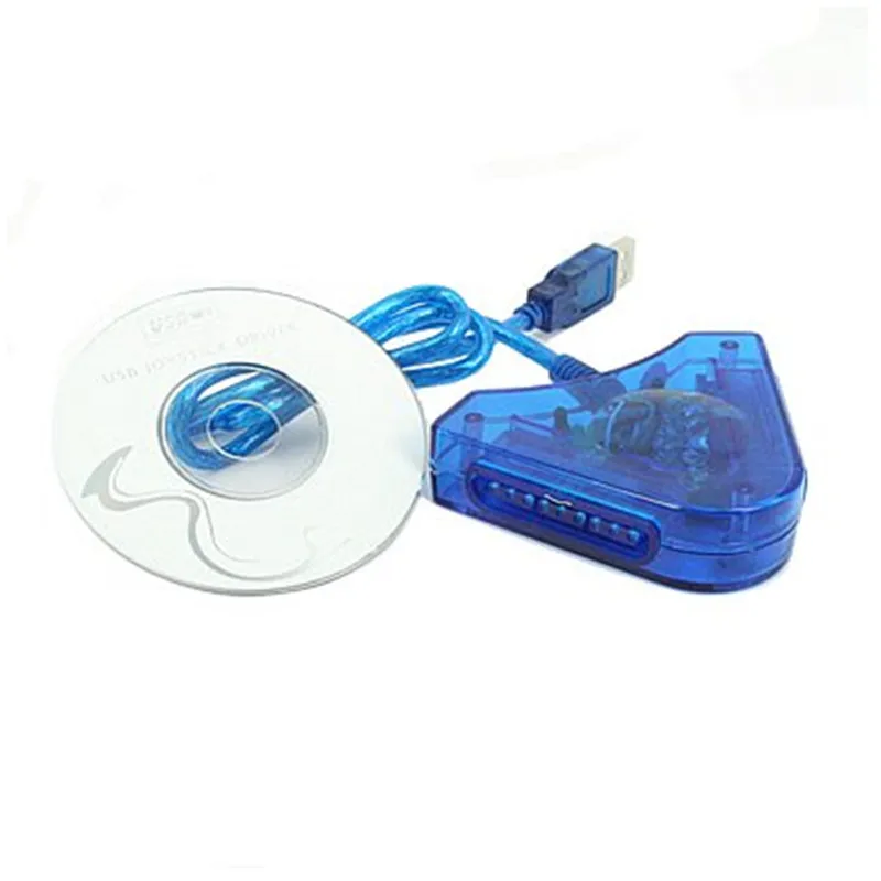 Кабель-переходник для джойпада Game USB Dual Player PS2 Playstation 2 игровой контроллер с CD