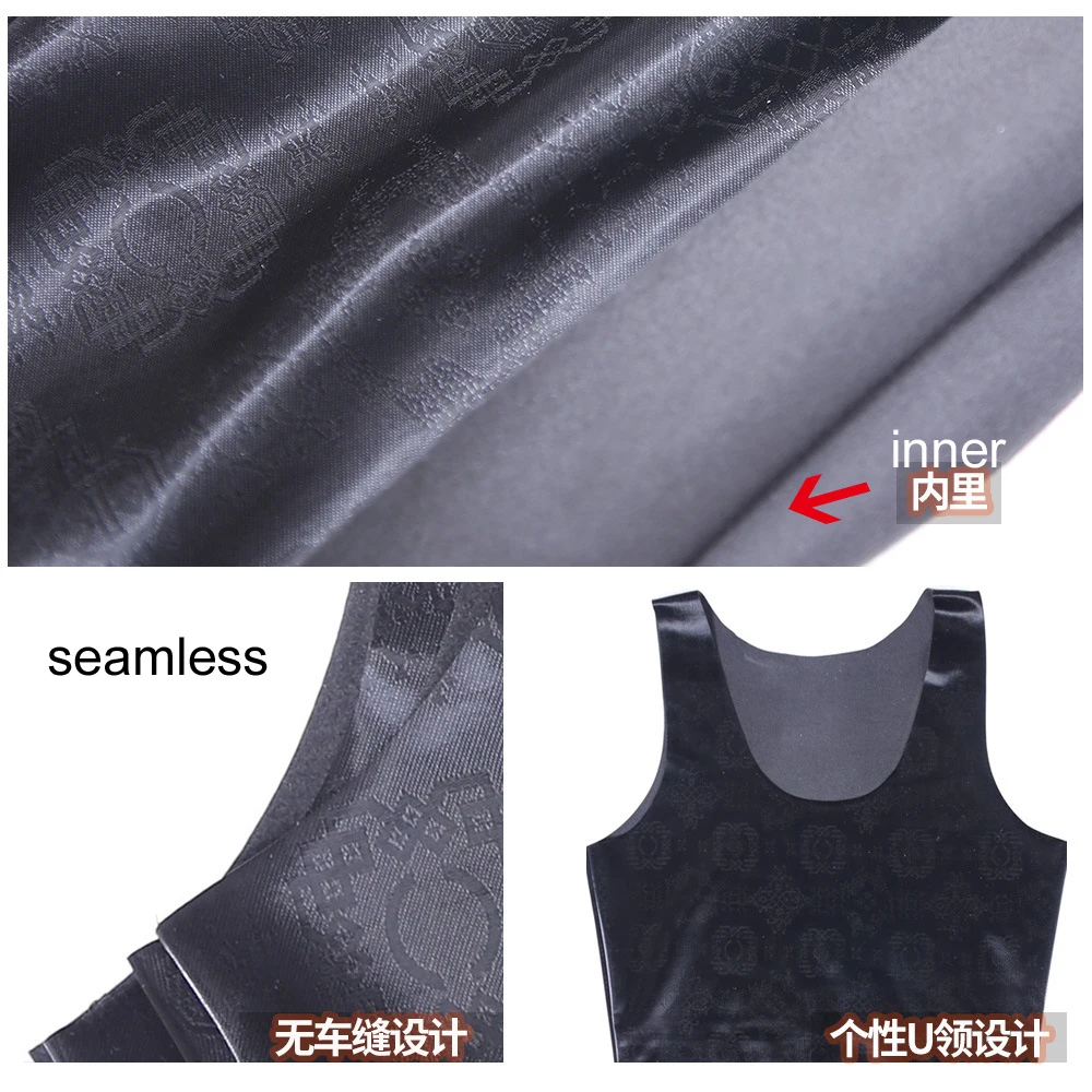 

Elastic Faux PU Leather Slim Tights Tank Top Seamless Mens Fitness Clothing Bodybuilding Muscle Shirt Tanktop Sleeveless Shaper