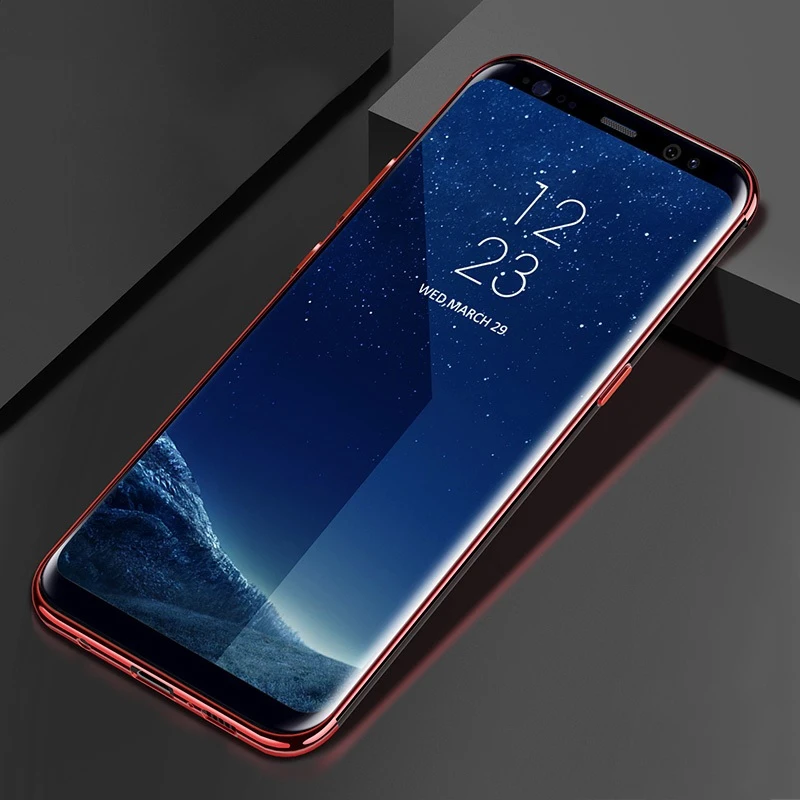 Роскошный позолоченный ТПУ силиконовый чехол для телефона Samsung Galaxy S8 Plus S7 S6 Edge S5 A3