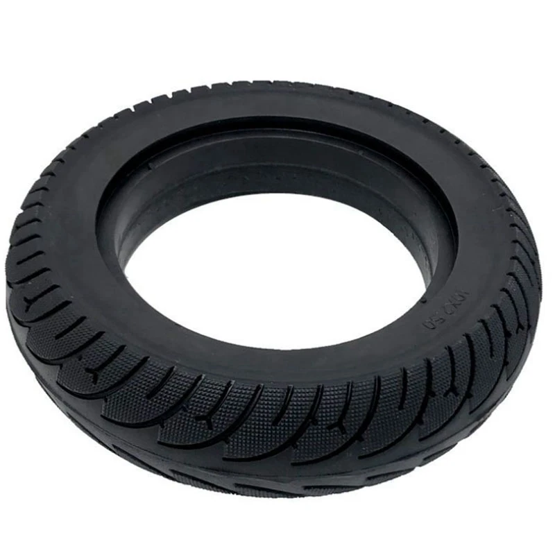 

10 х2, 5 черная сплошная шина для электрического скутера, складная шина для электровелосипеда, расширенная резиновая нераздуваемая шина для э...