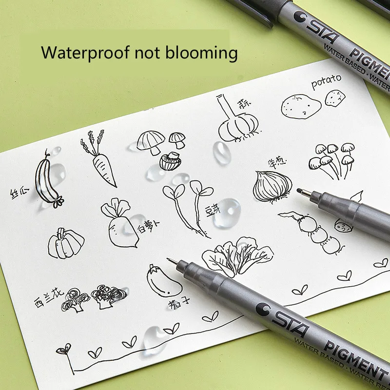 Игольчатая ручка Fineliner графическая художественная специальная кисть ручной