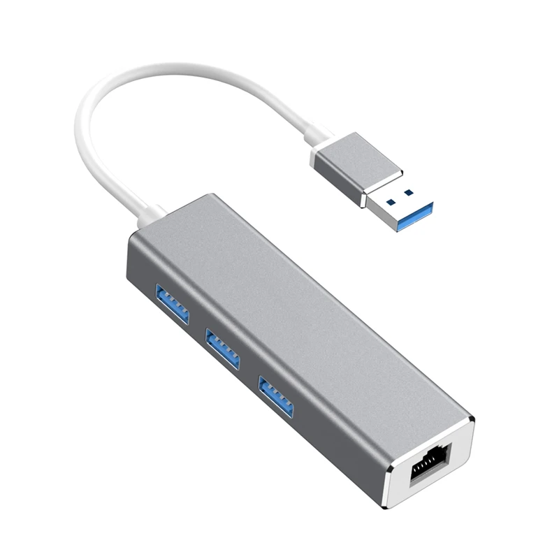 USB Ethernet 3 0 к RJ45 Hub 10/100/1000M адаптер Сетевая карта Lan для Windows|Сетевые концентраторы| |