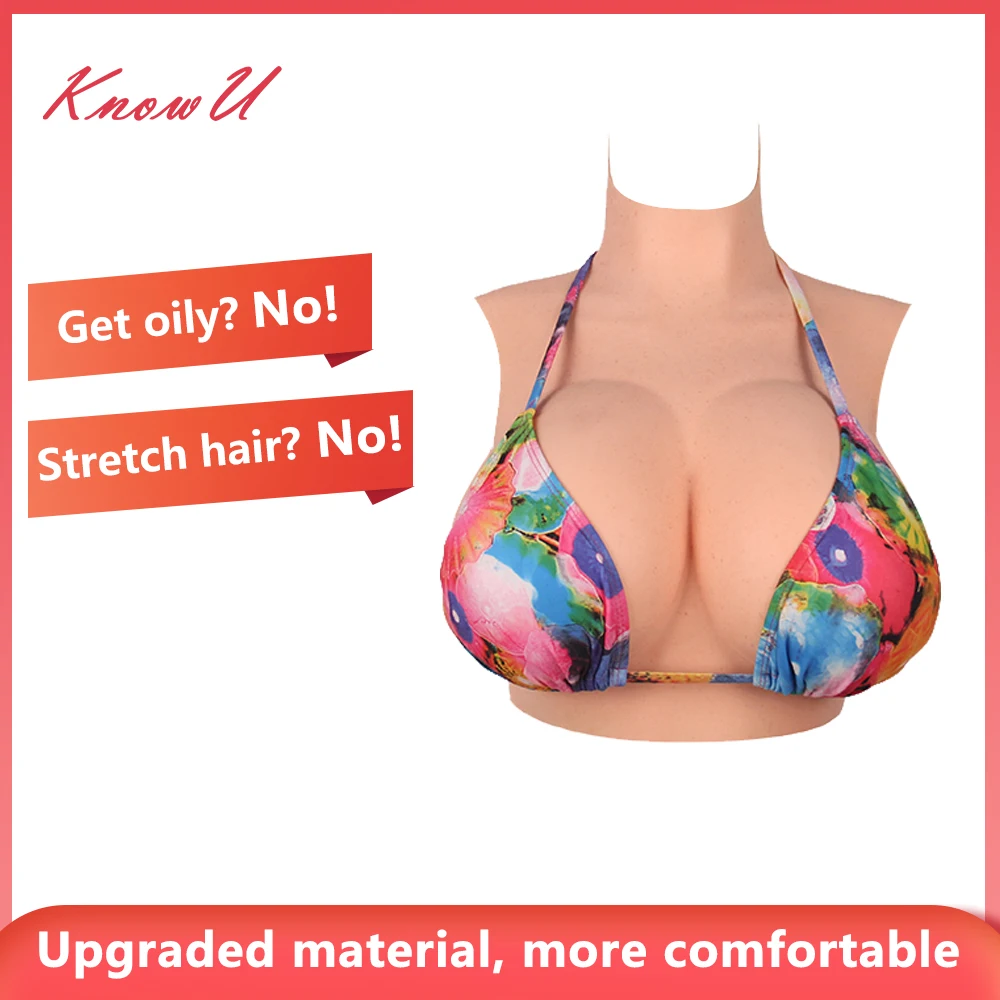 Накладные груди KnowU Трансвестит силиконовая чашка H формы трансгендер