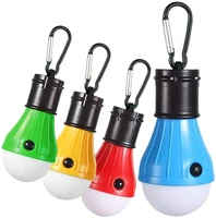mini portable lantern tent light led bulb waterproof hanging hook flashlight for camping emergency light