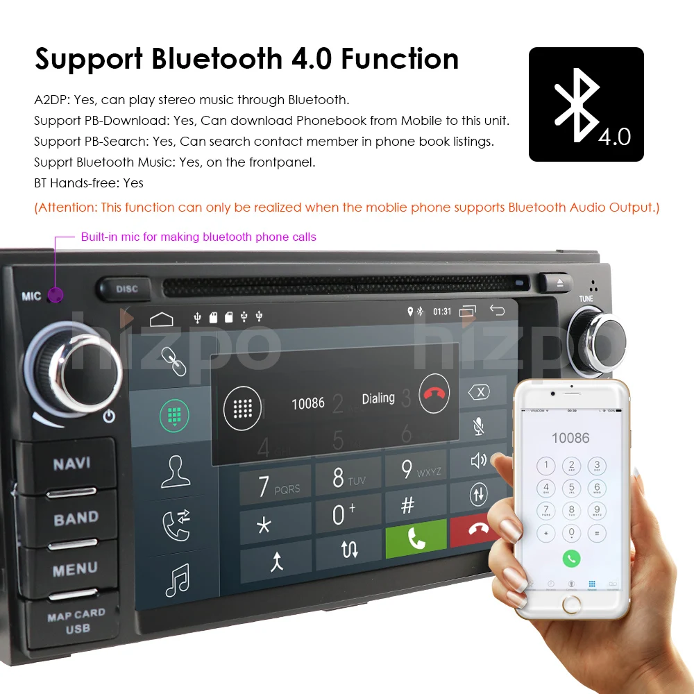 Hizpo 1 din автомобильный радиоприемник Android 9 0 dvd-плеер для Chevrolet Epica/Chrysler Sebring Aspen