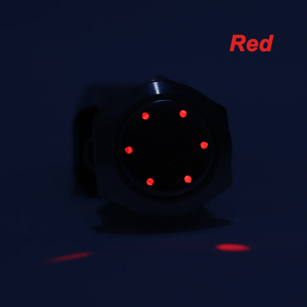 19 мм металлическая Водонепроницаемая нержавеющая сталь со светодиодной